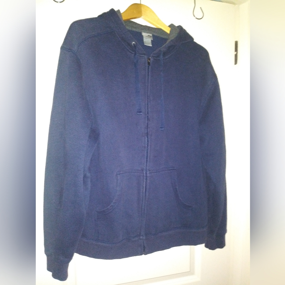 Champion Navy Blue Hoodie Sz M